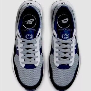 Nike Air Max SYSTM Penn State Nittany Lions Shoes. Wolf Gray / College Navy
